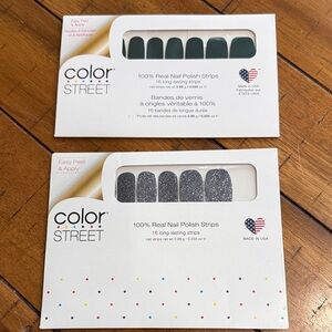 Color Street Moon River and Wood You Rather? Real Nail Polish Strips NEW